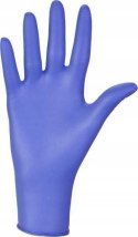 Rękawiczki Zestaw Nitrylowe M 10x100szt Niebieskie