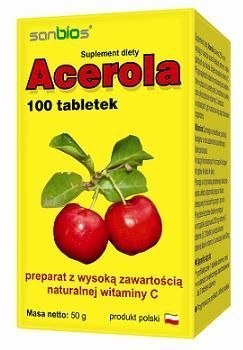 Acerola C - 100 tab. Naturalna Witamina C