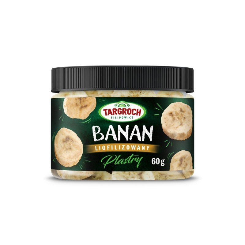 Banan Plaster Banany Liofilizowane 60 g