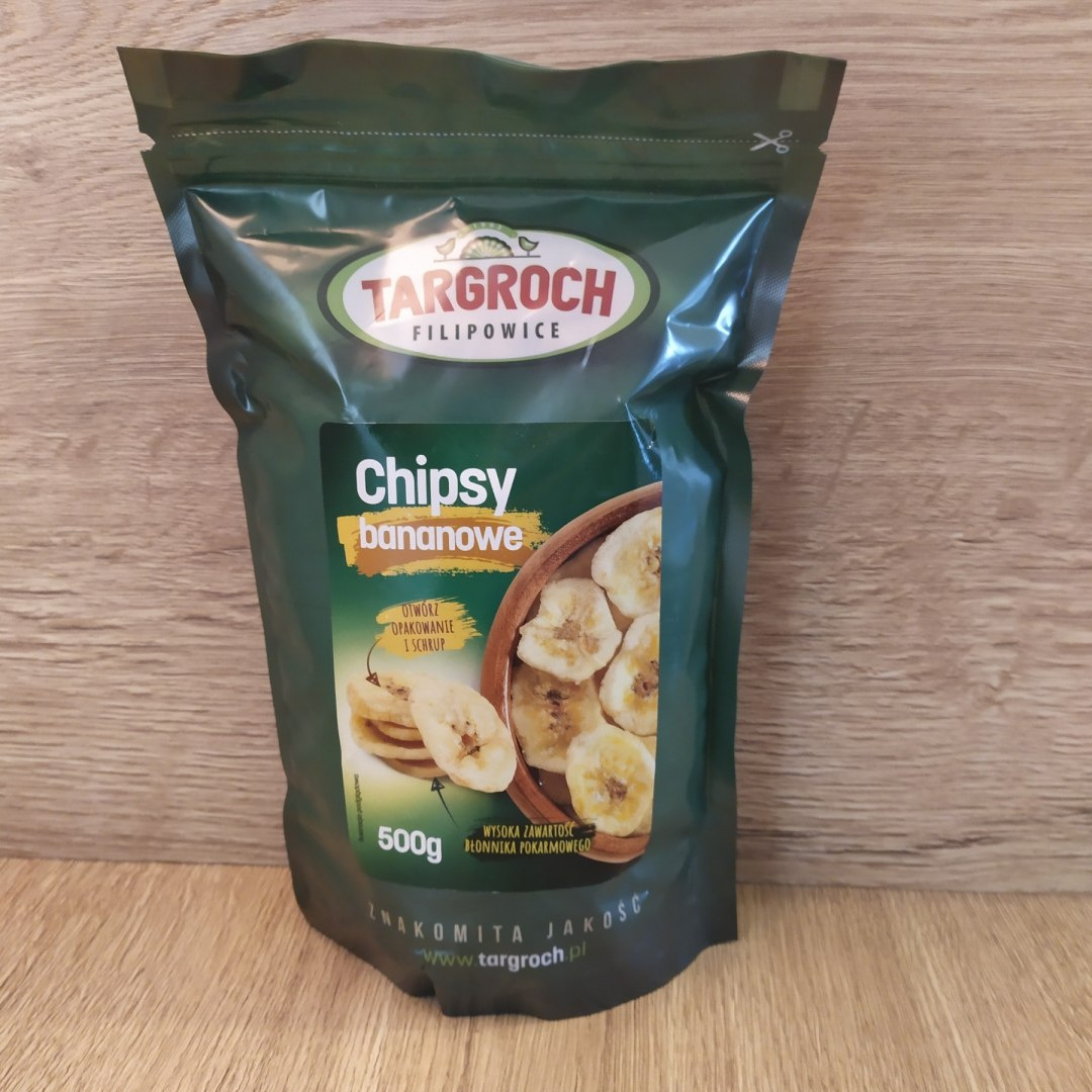 Chipsy Bananowe 500 g Targroch Naturalne