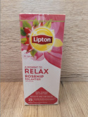 Herbata Lipton Classic Dzika Róża Hibiskus 25 kopert