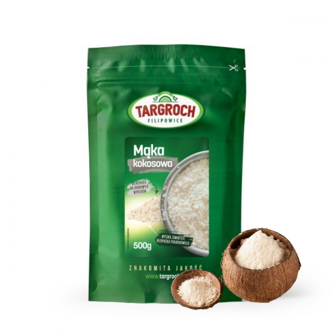 Mąka Kokosowa 500g Targroch Naturalna