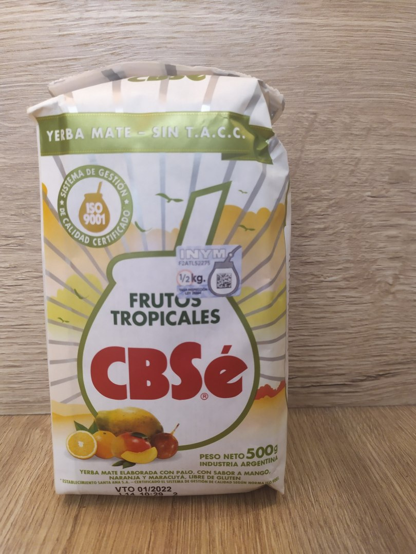 Yerba mate CBSe Frutos Tropicales 0,5kg