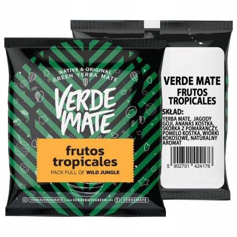 Yerba Verde Mate Green Frutos Tropicales 50g Próbka