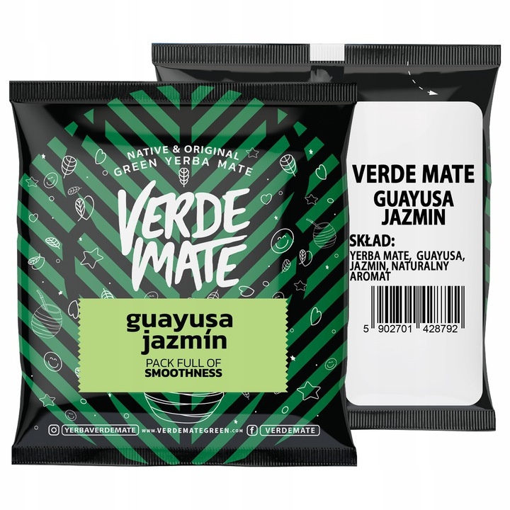 Yerba Verde Mate Green Guayusa Jazmin 50g Próbka