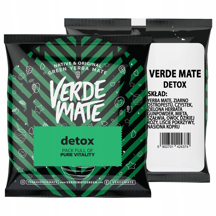 Yerba Verde Mate Detox 50g Próbka