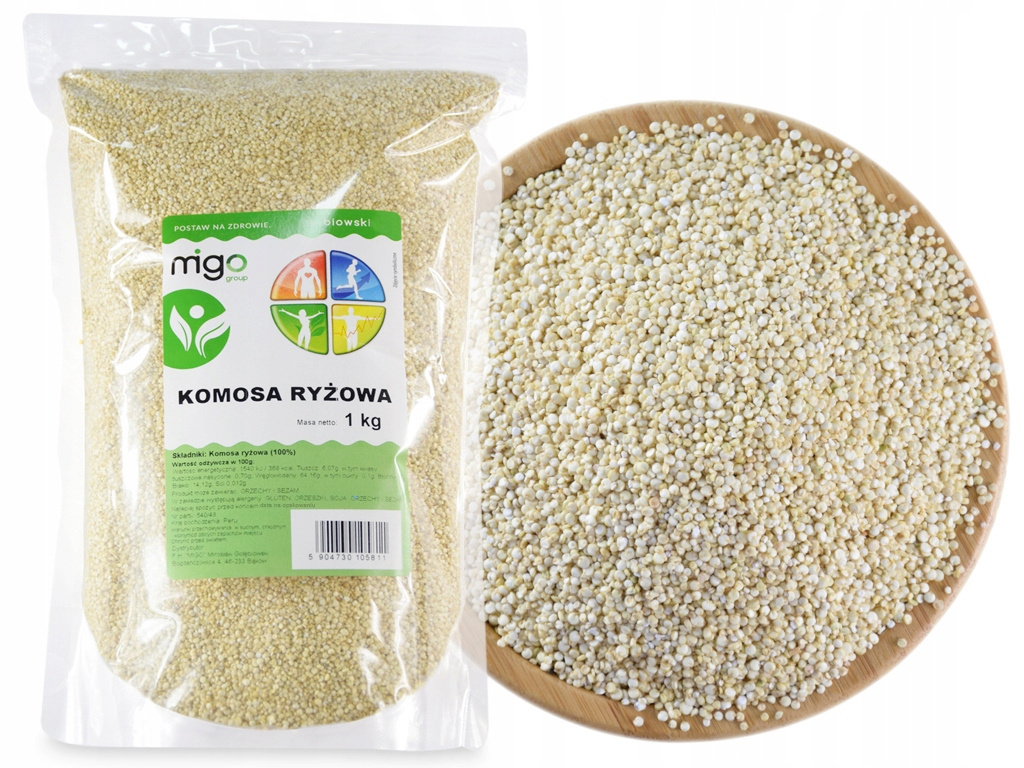 Quinoa Komosa Ryżowa Biała 1kg Naturalna Białko