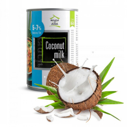 Mleczko BIO Mleko Kokosowe 5-7% 400ml Ekologiczne