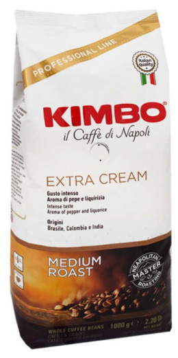Kawa ziarnista Kimbo Aroma Gold 1kg 100% Arabica