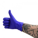 Rękawiczki Rękawice Nitrylowe L 100szt Niebieskie
