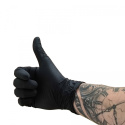 Rękawiczki Rękawice Nitrylowe M 100szt Czarne