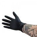Rękawiczki Rękawice Nitrylowe S 100szt Czarne