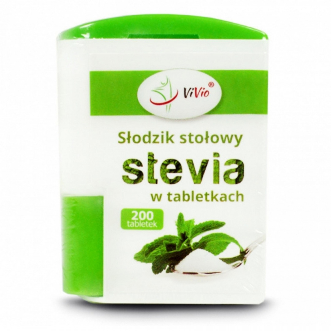 Stevia 200 tabletek Naturalny Słodzik