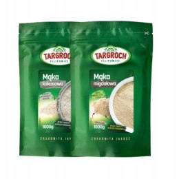 Zestaw Mąka Migdałowa 1kg + Mąka Kokosowa 1kg Naturalna