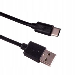 Kabel USB-C Typ C 2.0 Uniwersalny 1m Czarny