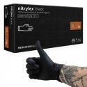 Rękawiczki Rękawice Nitrylowe XL 10x 100szt Czarne