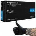 Rękawiczki Rękawice Nitrylowe M 10x 100szt Czarne