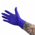 Rękawiczki Zestaw Nitrylowe L 10x100szt Niebieskie