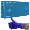 Rękawiczki Zestaw Nitrylowe M 10x100szt Niebieskie