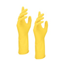 Rękawice Gospodarcze L Wielorazowe Gumowe Żółte