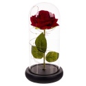 Wieczna Róża w Szkle Święcąca LED Prezent na Dzień Mamy