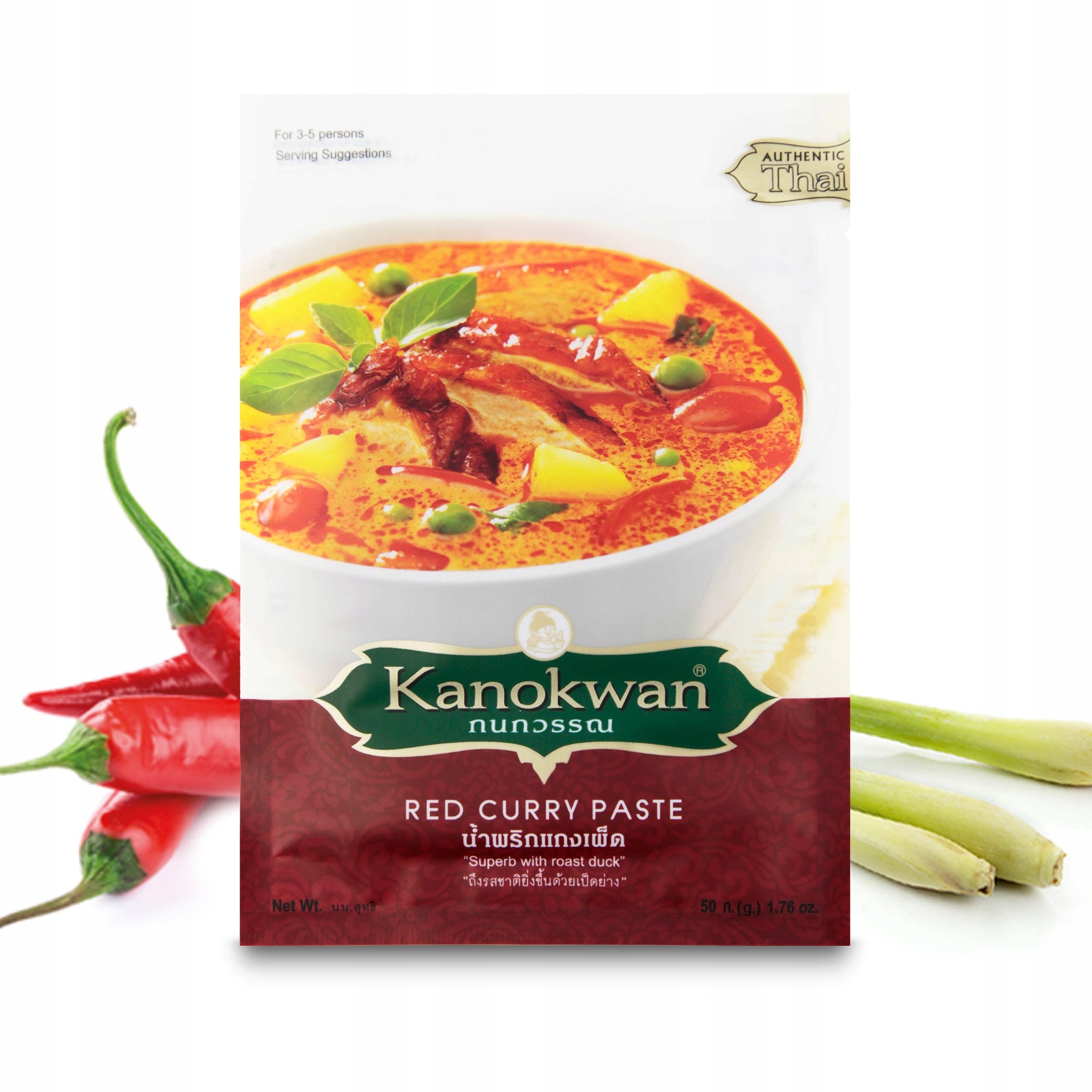 KANOKWAN Czerwona pasta curry 50 g
