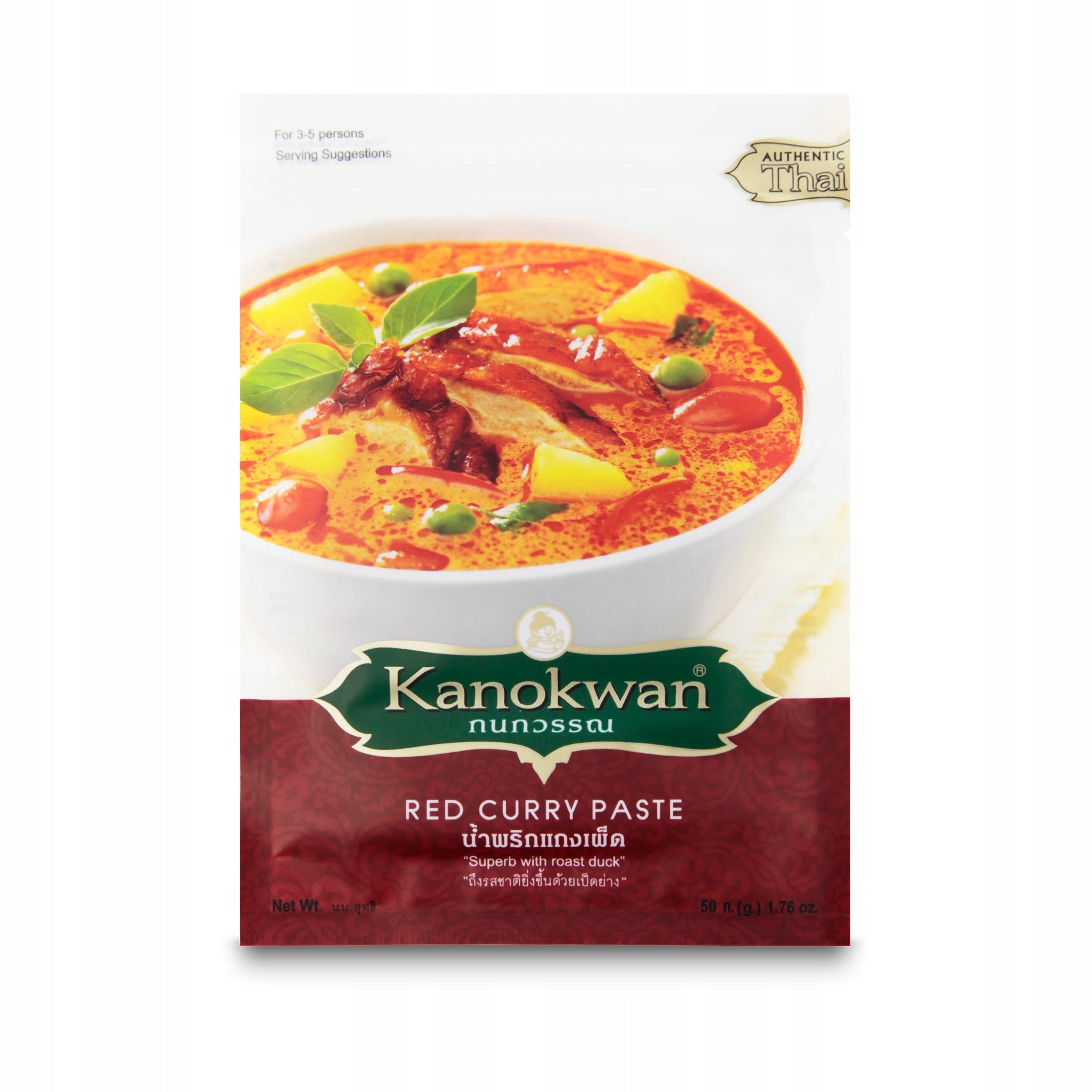 KANOKWAN Czerwona pasta curry 50 g Kod producenta 8858744800064
