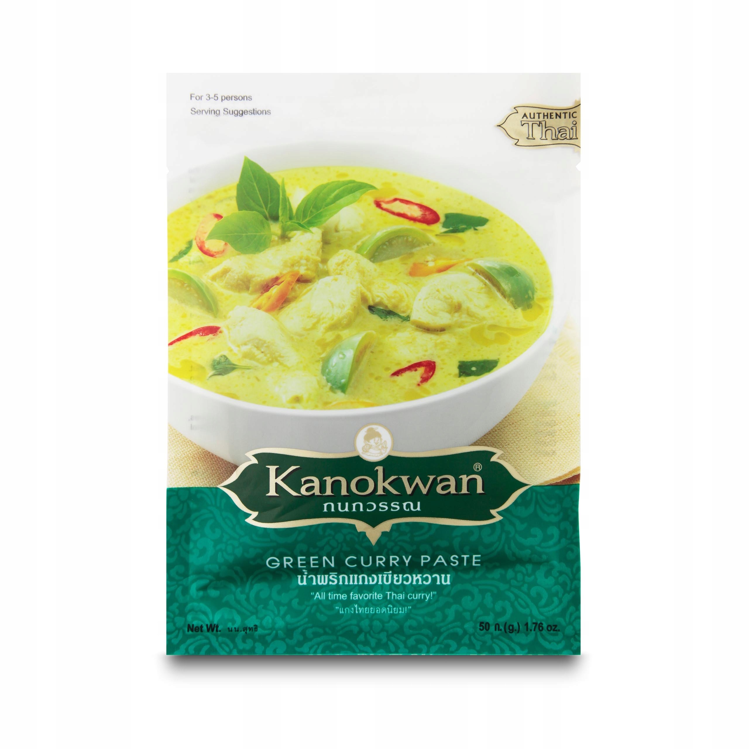 KANOKWAN Zielona pasta curry 50 g Kod producenta 8858744800019