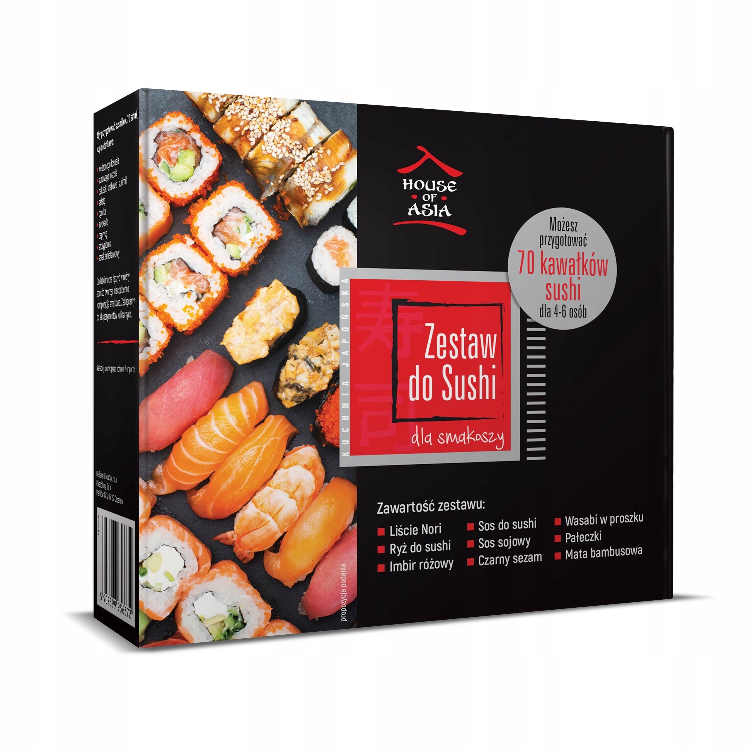 Zestaw do sushi Premium dla 4-6 osób 1.1 kg Kod producenta 5907599956372